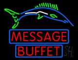 Custom Buffet Neon Sign 24" Tall x 31" Wide x 3" Deep