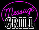 Custom Grill Neon Sign 24" Tall x 31" Wide x 3" Deep