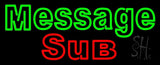 Custom Sub Neon Sign 13" Tall x 32" Wide x 3" Deep