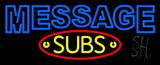 Custom Subs Neon Sign 13" Tall x 32" Wide x 3" Deep