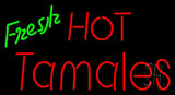 Fresh Hot Tamales Neon Sign 20" Tall x 37" Wide x 3" Deep