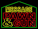 Custom Pawn And Gun Neon Sign 24" Tall x 31" Wide x 3" Deep