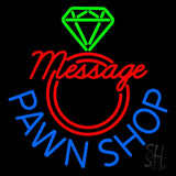 Custom Pawn Shop Neon Sign 24" Tall x 24" Wide x 3" Deep