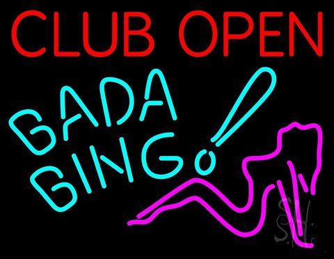 Club Open Bada Bing Neon Sign 24