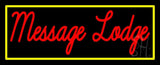 Custom Cursive Lodge Neon Sign 13" Tall x 32" Wide x 3" Deep
