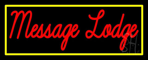 Custom Cursive Lodge Neon Sign 13