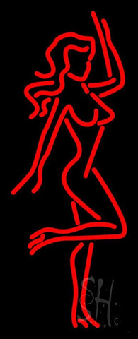 Strip Girl Pose Neon Sign 32