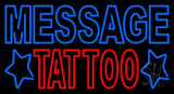 Custom Double Stroke Tattoo Neon Sign 20" Tall x 37" Wide x 3" Deep