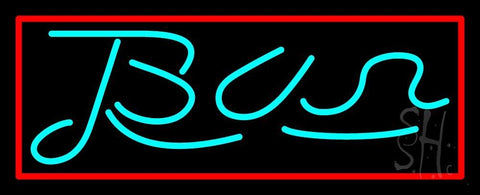 Decorative Bar With Red Border Neon Sign 10