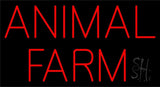 Animal Farm Block Neon Sign 20" Tall x 37" Wide x 3" Deep