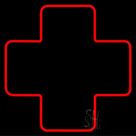 Hospital Plus Logo 1 Neon Sign 24