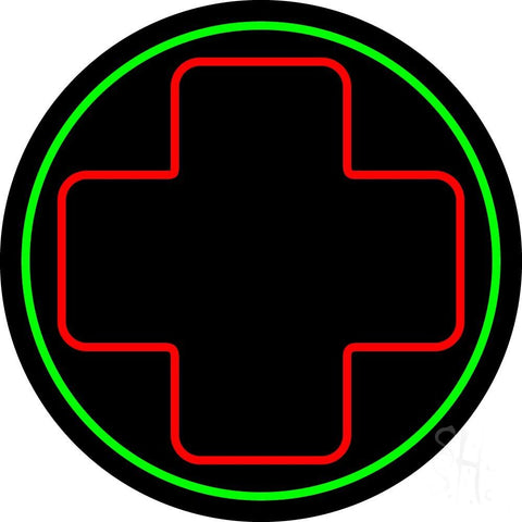 Hospital Plus Logo 2 Neon Sign 26