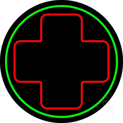Hospital Plus Logo 2 Neon Sign 26