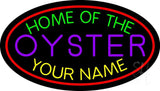 Custom Oyster Neon Sign 17" Tall x 30" Wide x 3" Deep