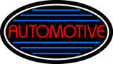 Automotive With Blue Lines Neon Sign 17" Tall x 30" Wide x 3" Deep