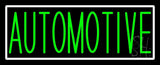 Green Automotive Neon Sign 13" Tall x 32" Wide x 3" Deep