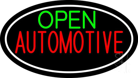 Green Open Automotive Neon Sign 17