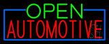 Open Automotive Neon Sign 13" Tall x 32" Wide x 3" Deep