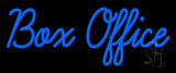 Blue Box Office Neon Sign 10" Tall x 24" Wide x 3" Deep