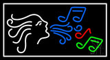 Angel Notes Music 1 Neon Sign 20" Tall x 37" Wide x 3" Deep