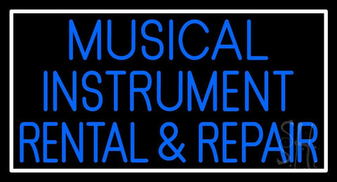 Musical Instruments Rental And Repair Neon Sign 20