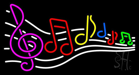 Music Notes 1 Neon Sign 20