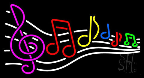 Music Notes 1 Neon Sign 20