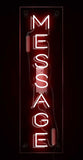 Custom Neon Glass Sign 32" Tall x 13" Wide x 3" Deep
