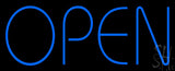 Blue Open Block Neon Sign 13" Tall x 32" Wide x 3" Deep