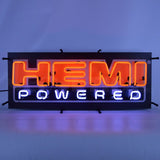 Hemi Powered Neon Sign With Backing 14" x 33" x 4"