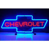 Chevrolet Bowtie Neon Sign 11" Tall x 29" Wide x 4" Deep