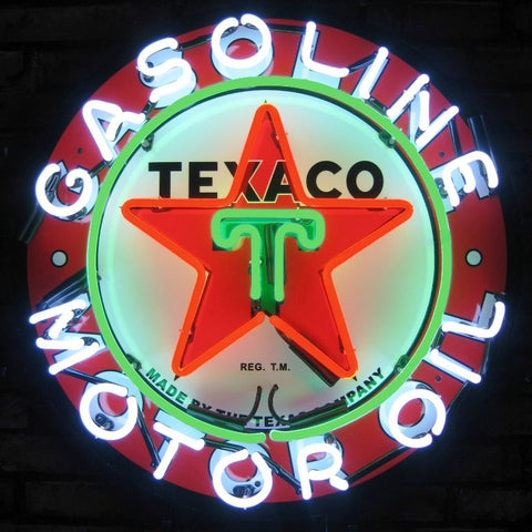Texaco Gasoline Neon Sign 24