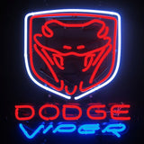 Dodge Viper Neon Sign 22" Tall x 20" Wide x 6" Deep
