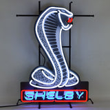 Shelby Cobra Neon Sign With Backing 28" Tall x 20" Wide x 6" Deep
