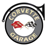 General Motors VET-15DS Double Sided 22" Corvette Garage Disk
