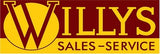 Automotive WS-11 30" Willy's Sales Sign